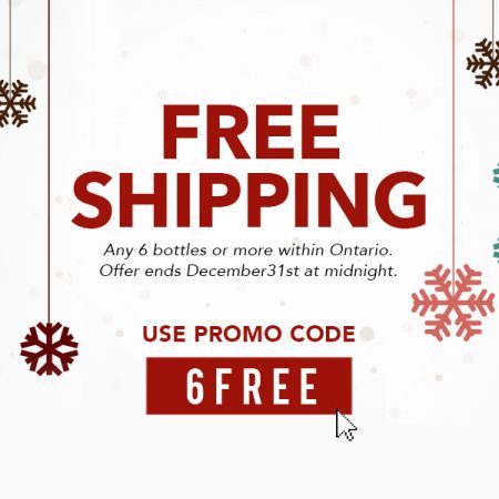 Enjoy Free Shipping on any 6 bottles or more