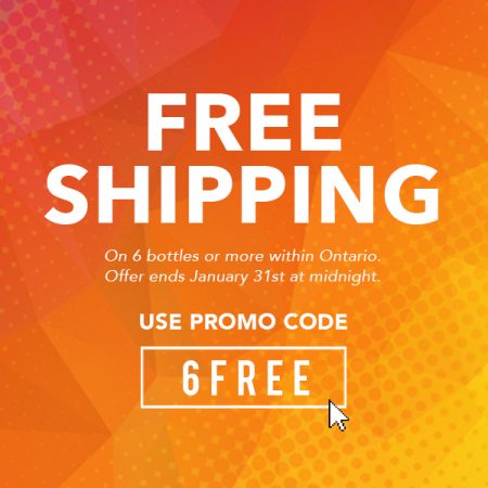 Enjoy Free Shipping on any 6 bottles or more
