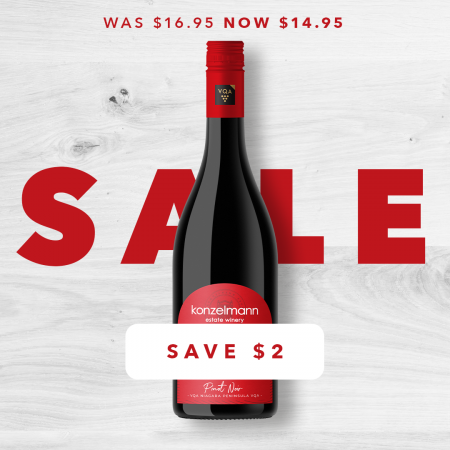 Save $2 on our Pinot Noir